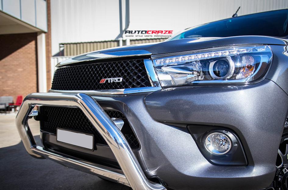 TOYOTA HILUX N80 4WD GD02 MATTE BLACK MACHINED FACE 